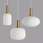 Pendant design lamp Iris A  (White)