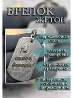 Брелок для ключей жетон