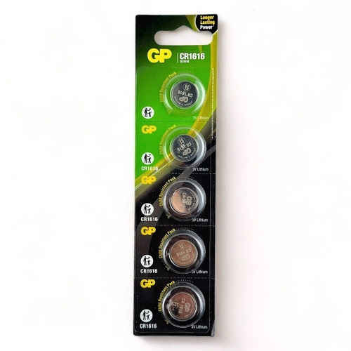 (GP) Батарейка литиевая CR 1616- 5 BL
