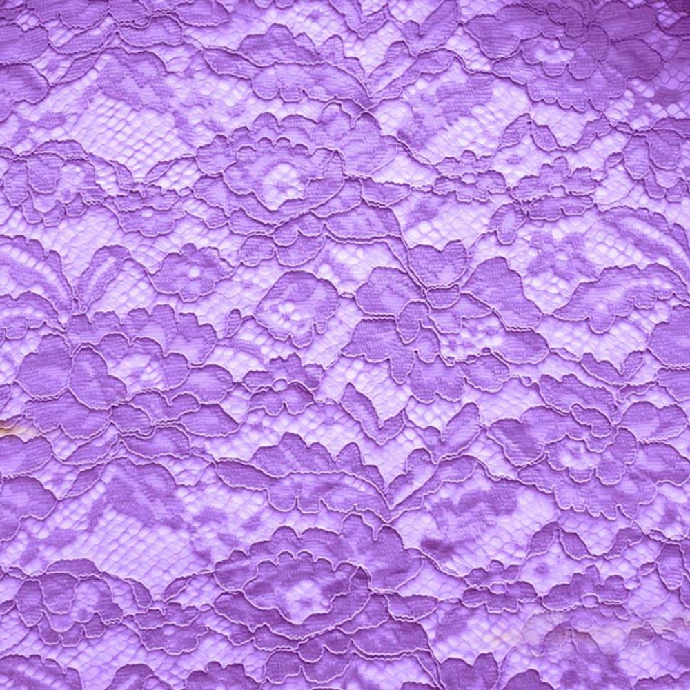 Кружевное полотно, 130 гр/м2, 150 см, сиреневый