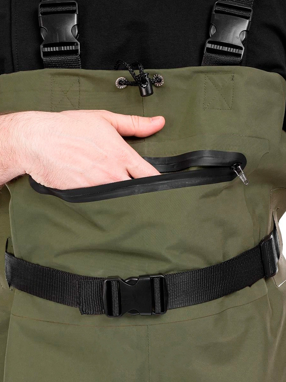 Полукомбинезон рыбацкий Nisus River Stalker 44 (N-PK-44)