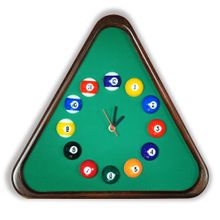 Часы Треугольник ясень/сукно (№6,Manchester 45 Yellow green ш1,98м)