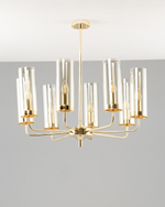 Потолочная люстра на штанге Moderli V10021-8P Metric