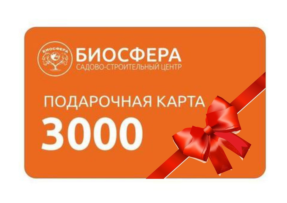 Подарочная карта 3000 рублей