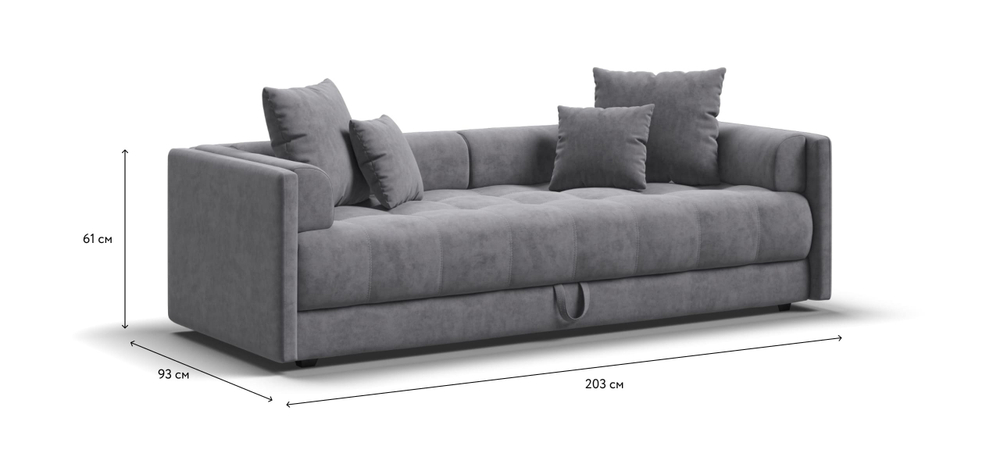 Тахта BOSS Велюр Royal агат