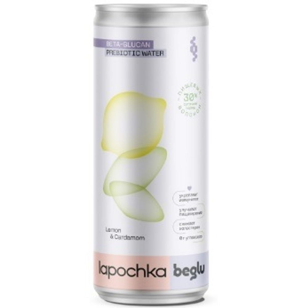 Лимонад с лимоном и кардамоном Lapochka Lemon & Cardamom 0.33 л