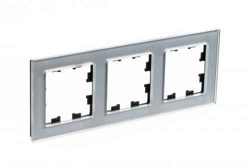 ATLASDESIGN NATURE 3-постовая РАМКА, ОРГАНИЧЕСКОЕ СТЕКЛО АЛЮМИНИЙ