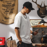 Мужская футболка с коротким рукавом фактурный жаккард,модная высококачественная.