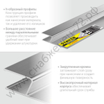 STAYER 1.5 м, Правило штукатурное, Professional (10745-1.5)