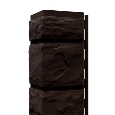 Угол наружный Фасайдинг Дачный Доломит Темно-Коричневый 452 мм