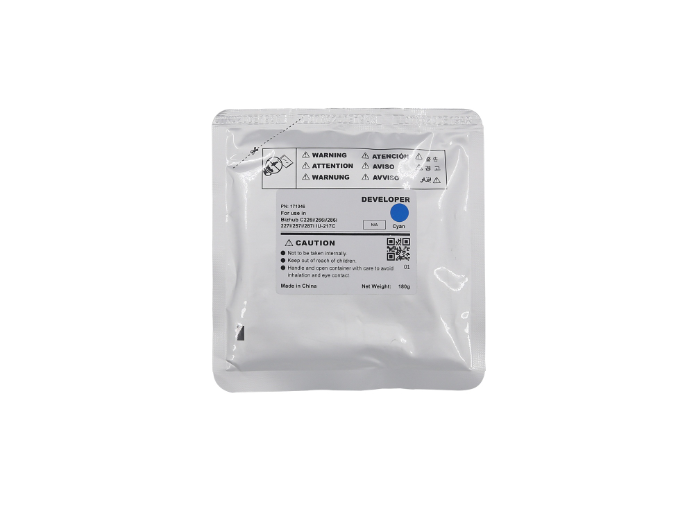 Девелопер IU-217C-Developer для KONICA MINOLTA Bizhub C227i/C257i/C287i (CET) Cyan, 180г, 90000 стр., CET171046