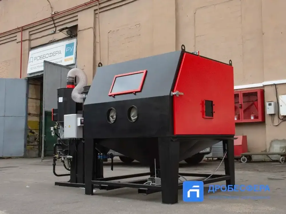 Камера абразивоструйная КСО-150-Н-ФВР-М боковая загрузка с 2-х сторон