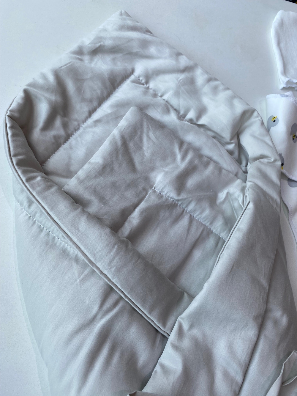 Комплект на выписку "Жемчужина №2" (5 пр.) - лето (Цвет: Серый)