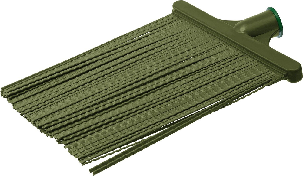 Пластиковая метла СИБИН 380 х 260 мм, полипропилен, коническое резьбовое соединение, плоская, гибкая, (39222)