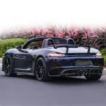 Карбоновые канарды заднего бампера для Porsche 718 982 Cayman/Boxster 2016+ Порше