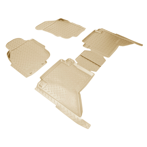 Ковры в салон Norplast/Unidec для Toyota Hilux в кузове N2 (2008-2011), Бежевый, арт.NPL-Po-88-18-B