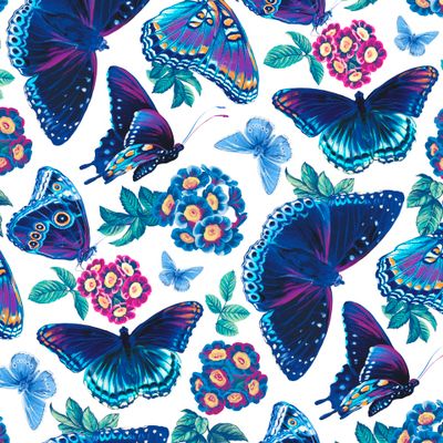 Загадочные бабочки с цветами. Mystic Butterfly.