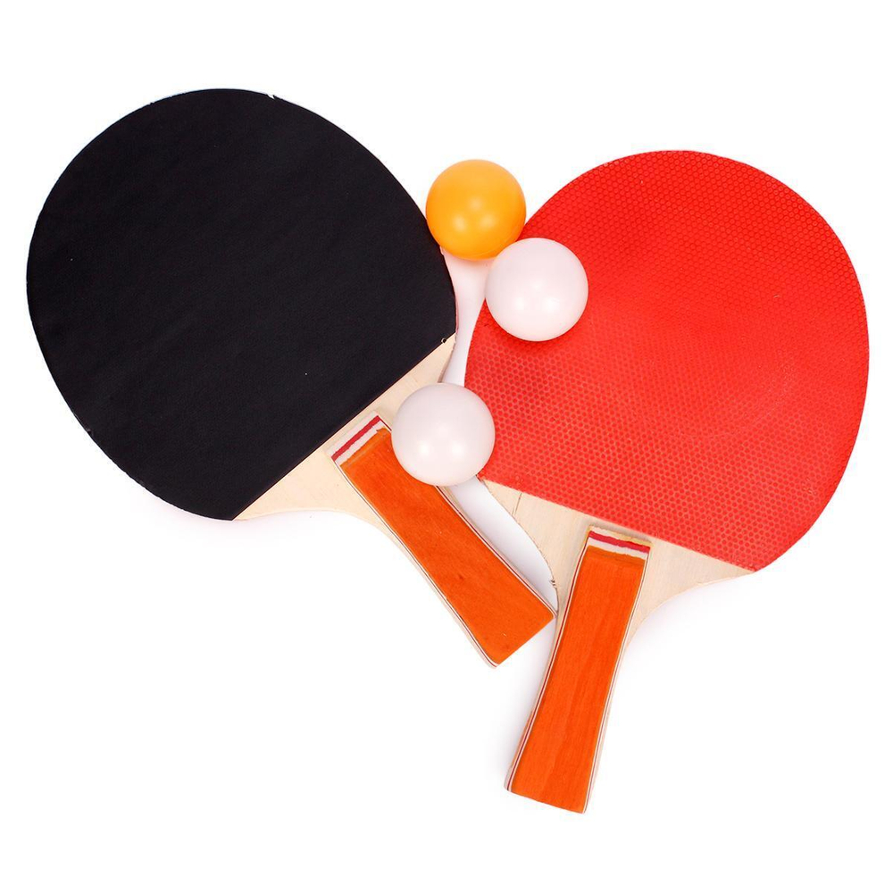 Набор настольного тенниса 2 ракетки+3 мяч, в сумке, 25х15см, толщина ракетки 0,7 см, с-30269