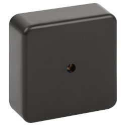 Распаячная коробка ЭРА BS-B-75-75-28 для кабель-канала черная 75х75х28мм IP40