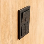 Рамка на 2 поста Hammer (черный) W0022408