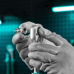 Ключ-трещотка 3/8", CrV, 72 зуба, с быстрым сбросом, матовый хром Stels