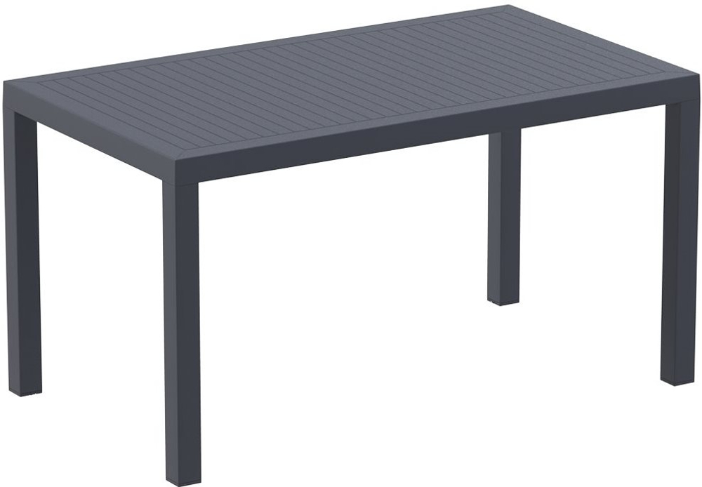 Стол пластиковый Siesta Contract Ares 140, темно-серый