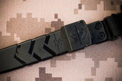 Ножны Combat из полипропилена с подвесом и стяжками, Черный