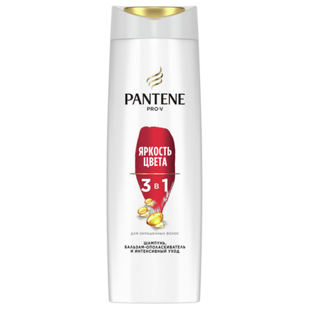 Шампунь Pantene Pro-V 3в1 Яркость цвета 360 мл