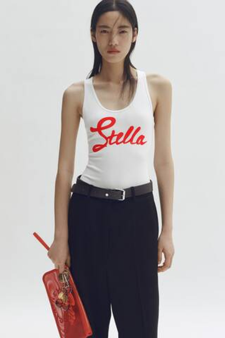 H&M - Stella McCartney Боди с принтом, белый