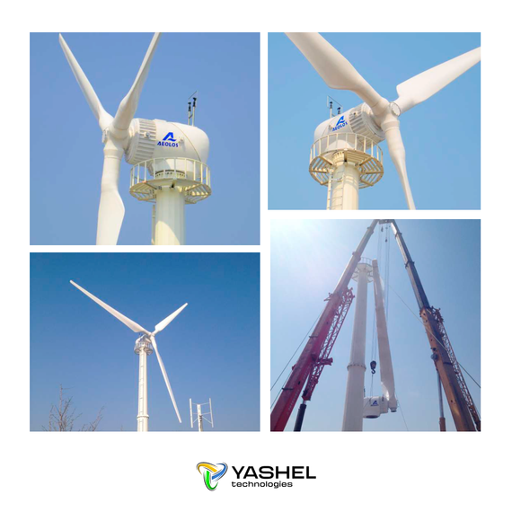 Ветрогенератор 100 кВт YASHEL LT100KW, фото №962250850
