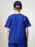 Футболка-кимоно детская синяя