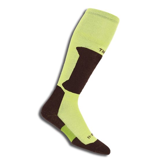 Носки горнолыжные THORLO XSKI 459  Over-Calf Celery/Chocolate