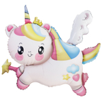 Шар Фольгированный Единорог летающий (Ассорти)