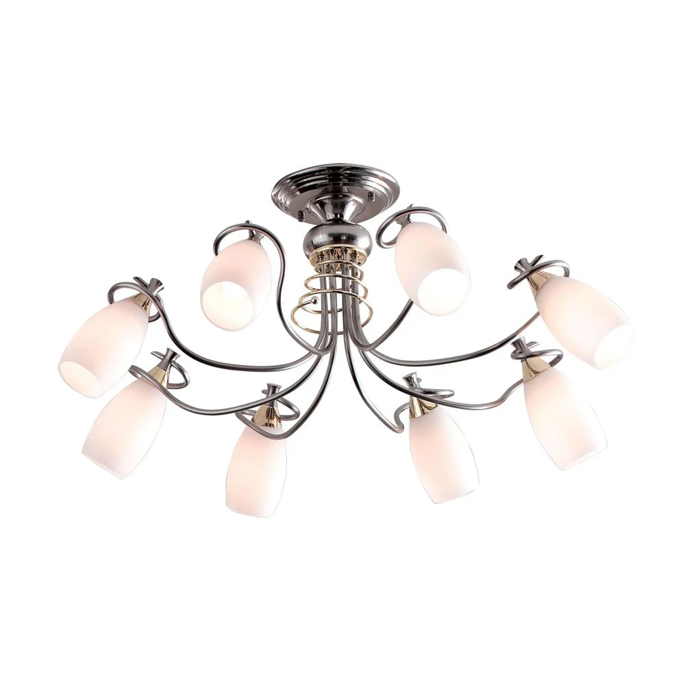 Citilux Каролина CL120181 Люстра потолочная Хром Золото