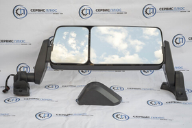 Зеркало левое в сборе белого цвета с подогревом X3000