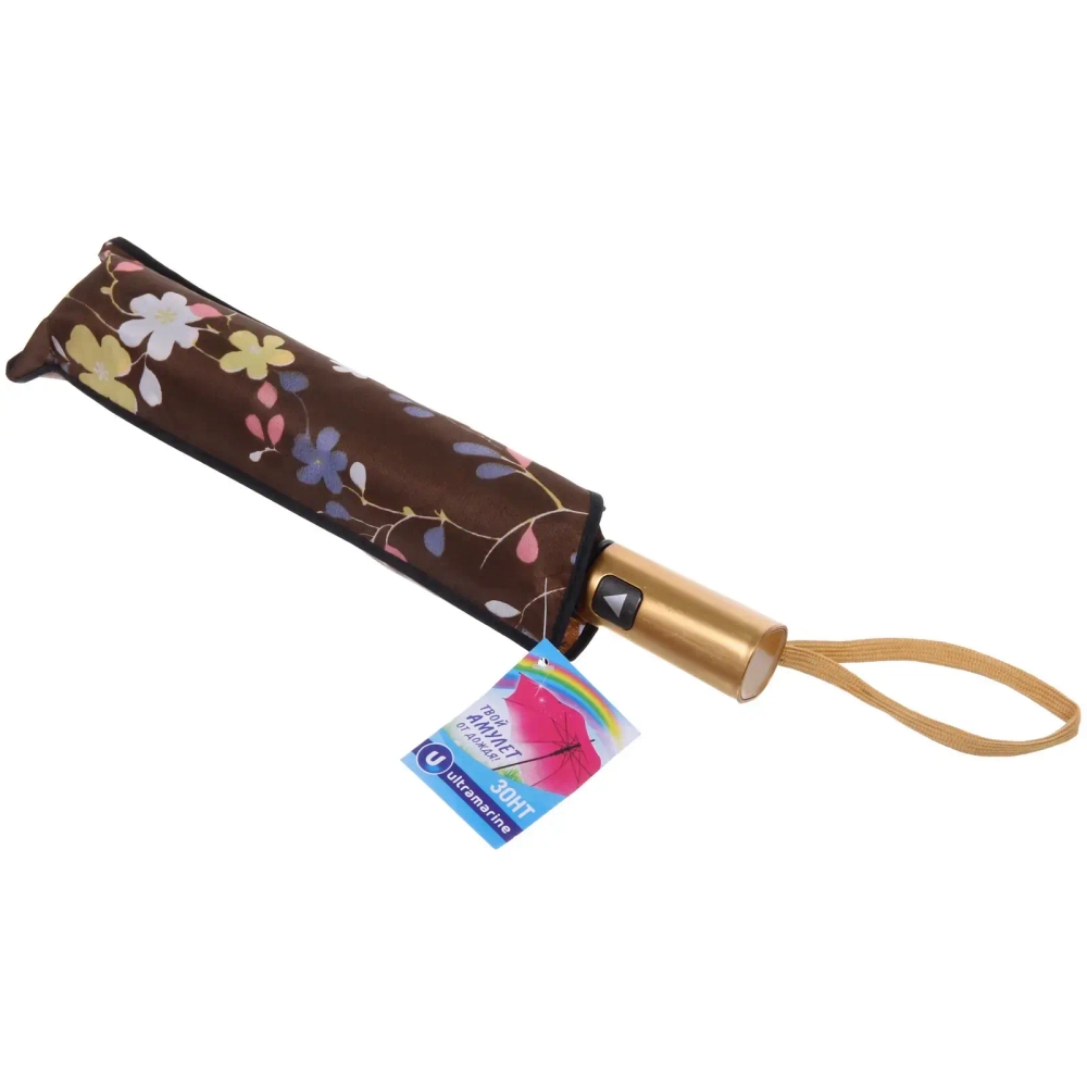 Зонт женский полуавтомат «Лагуна», микс 6 цветов, 8 спиц, d-100см, длина в слож. виде 30см