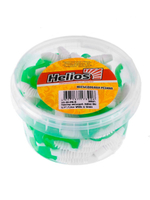 Твистер Helios Din 3,11"/7,9см Electric green 6шт. (HS-33-007)