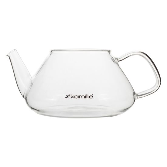 Стеклянный заварочный чайник 450 мл. Kamille KM-0782S со съемным ситечком
