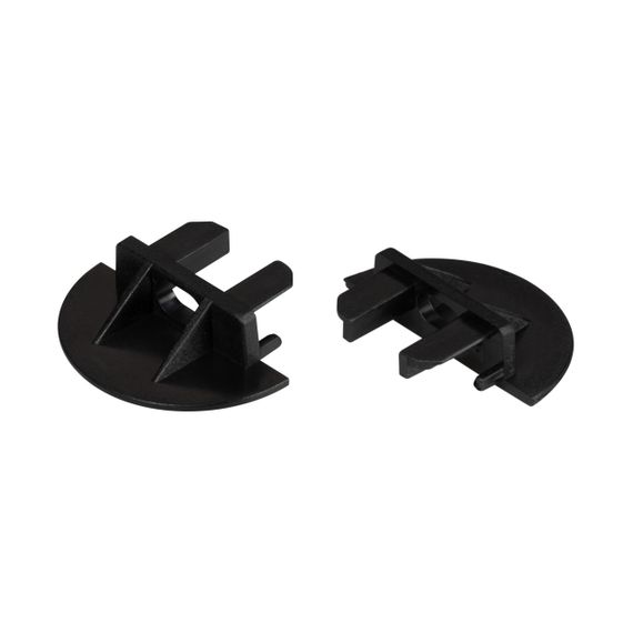 Заглушка для MIC-FS-R черная с отверстием Arlight 047224