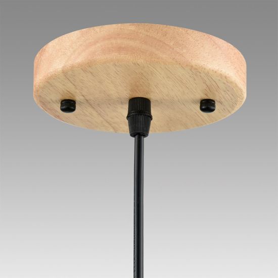 8050/1A SUSPENTIONI LN25 309 дерево/смоки металл/стекло Подвесной светильник E27 1*60W 220V MIRABELA