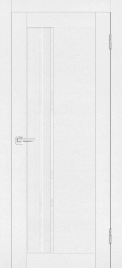 Дверь PST-10 / Цвет белый ясень / белоснежный лакобель / Двери PROFILO PORTE