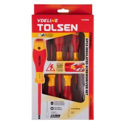 TOLSEN (TTV33506) Набор отверток диэлектрических, 6 предметов