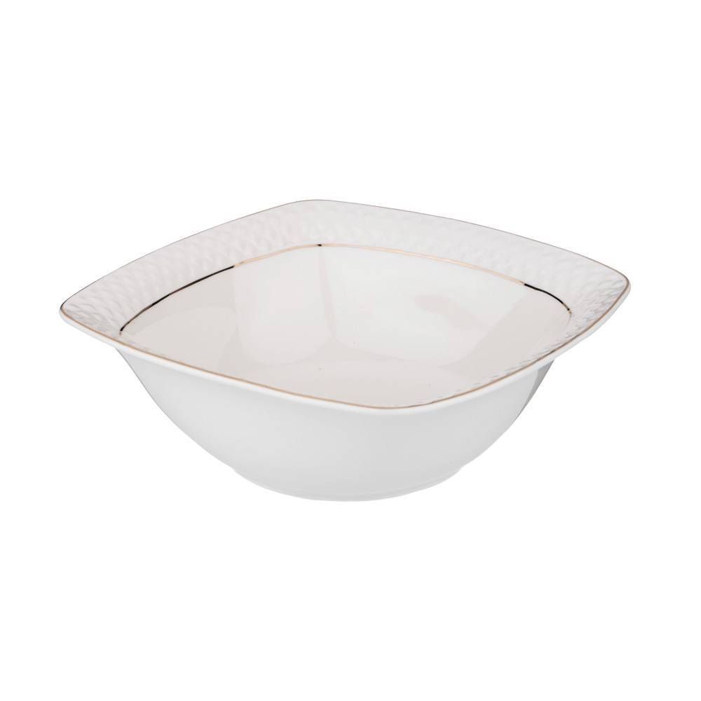 САЛАТНИК LEFARD "ДИАМАНД ГОЛД" КВАДРАТ 18,5*18,5*6,5СМ 850МЛ (КОР=12ШТ.)