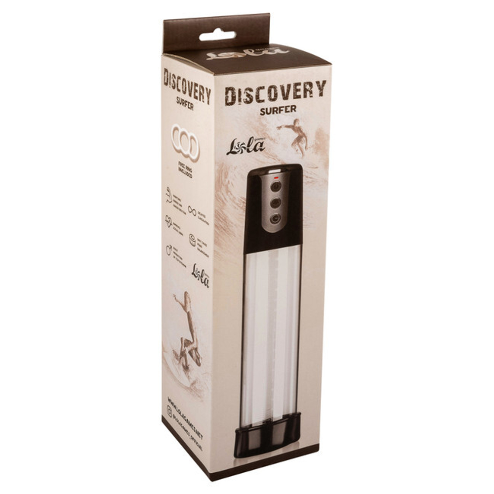 Вакуумная помпа с автоматическим помпированием Discovery Surfer (Цвет: прозрачный с черным)