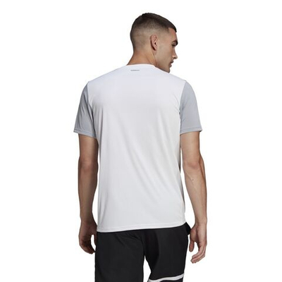 Футболка мужская теннисная Adidas Club Tee M - white/halo silver/black