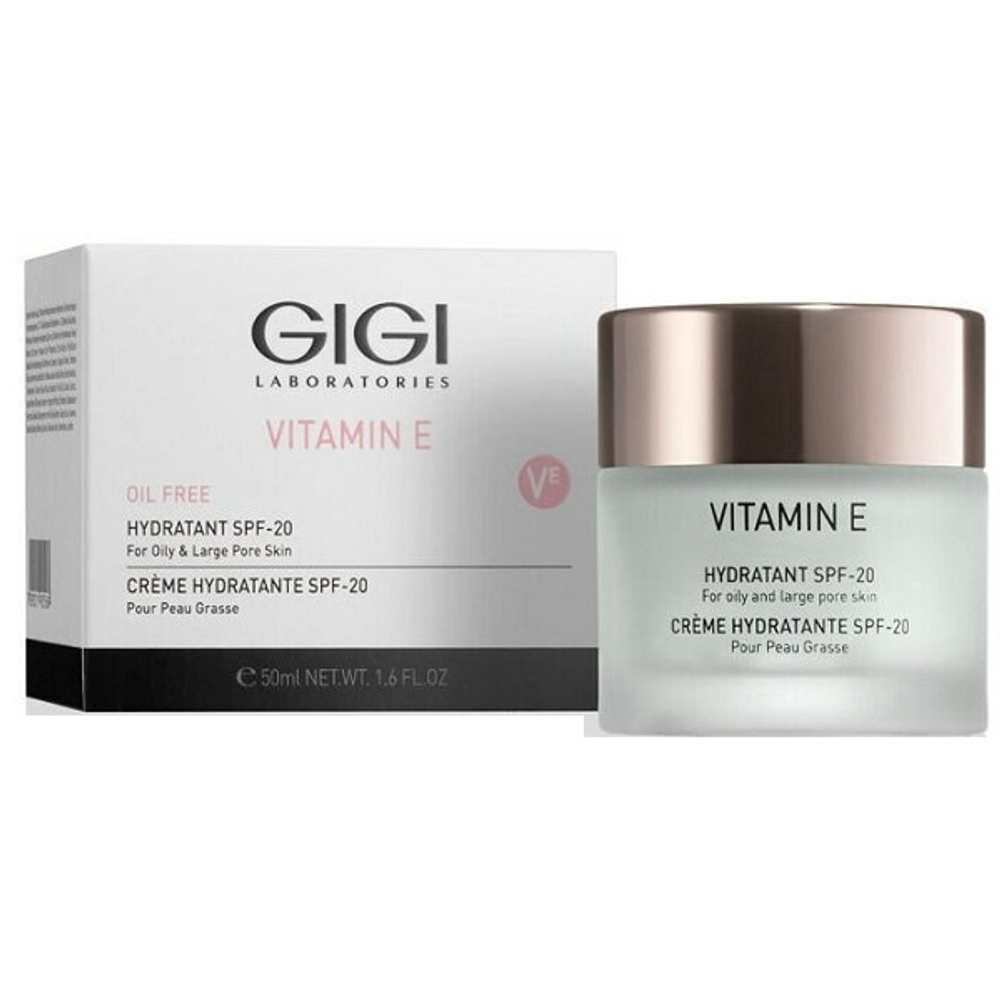 Крем увлажняющий для жирной кожи SPF20 GiGi Vitamin E Hydratant For Oily Skin