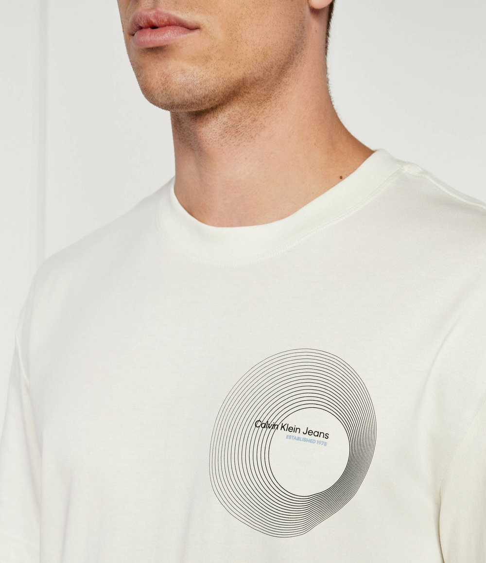 Футболка CIRCLE FREQUENCY CALVIN KLEIN JEANS - песочный(J30J325200)