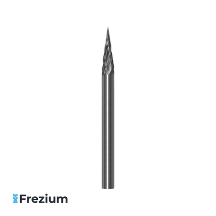 Борфреза по металлу "SGS" (3x3x11x38; SM-42M 28053; Форма M)