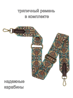 Сумка через плечо кожаная маленькая бананка КожаноFF