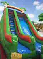 Водная горка с бассейном «Пальмовый рай», 15×4×6,8 м